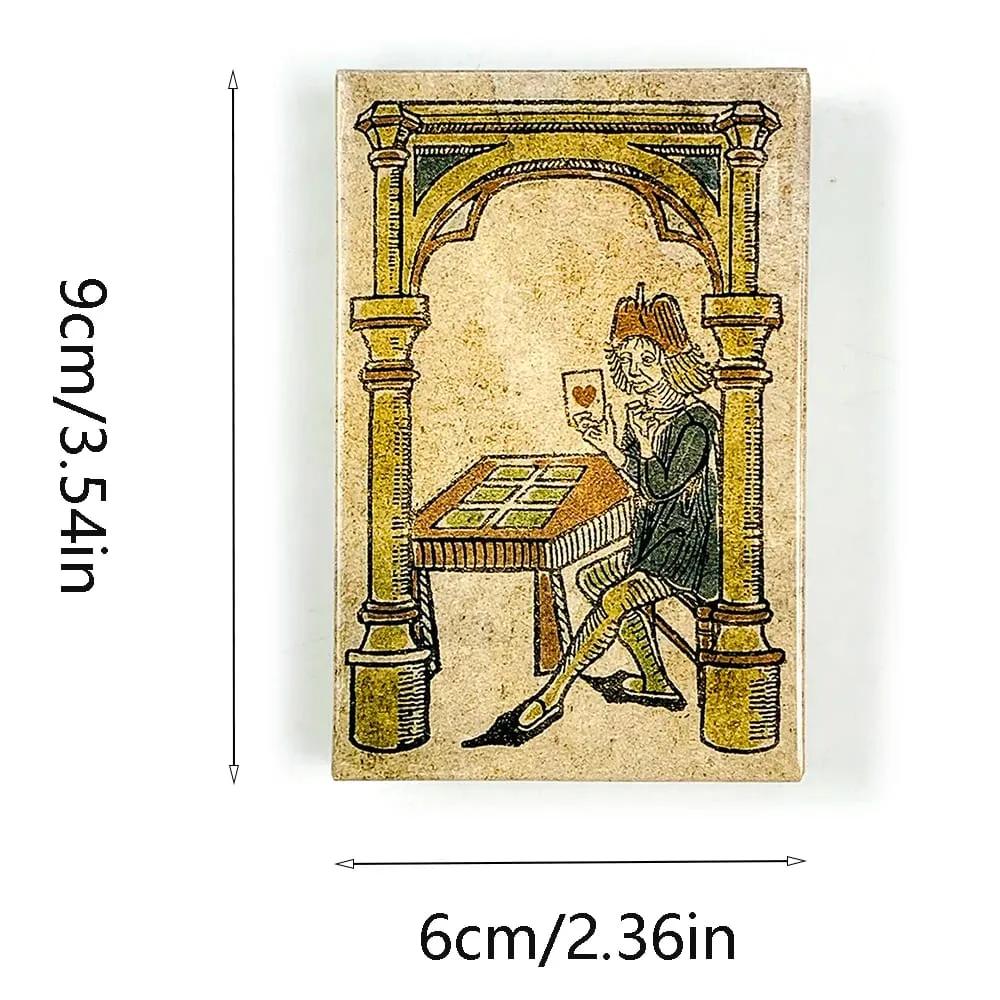 Oracle Cards Leisure Entertainment Card Family Gathering Divination Deck Board Playing Card Game Small Poker Size Retro Style