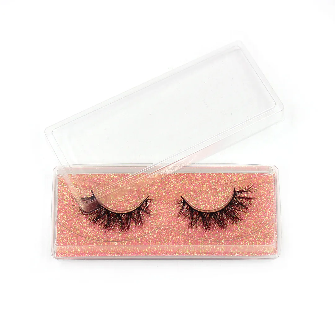 Short Natural 3D Mink Lashes Fluffy Wispy Fake Eyelashes Crisscross False Lashes Eyelash Extension Makeup — image 7