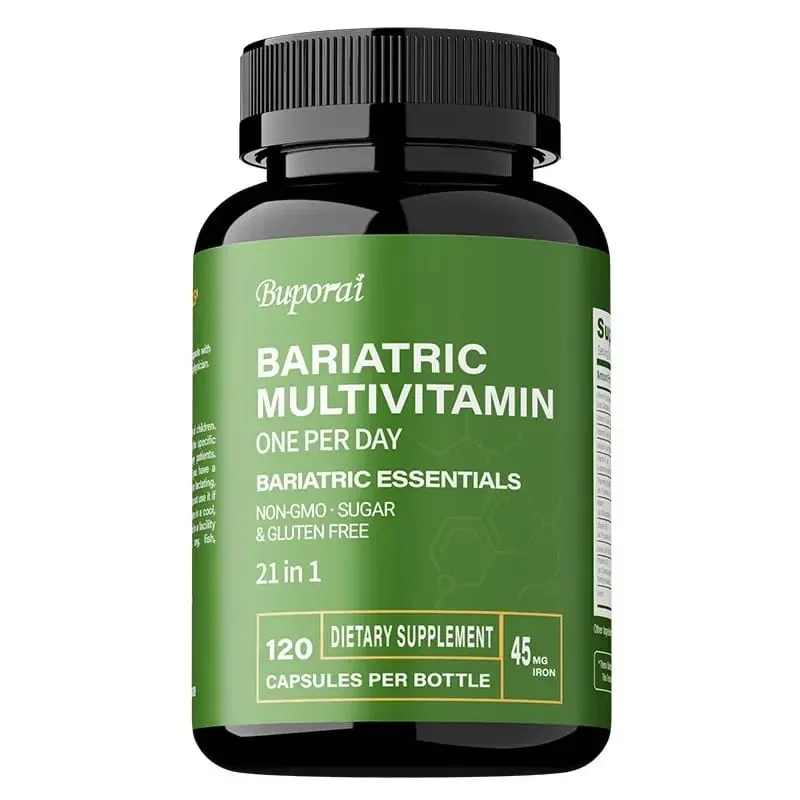 Bariatric Multivitamin Supplement - Maintaining Energy Levels Promote Bone and Overall Health - Contains 21 Vitamins & Minerals