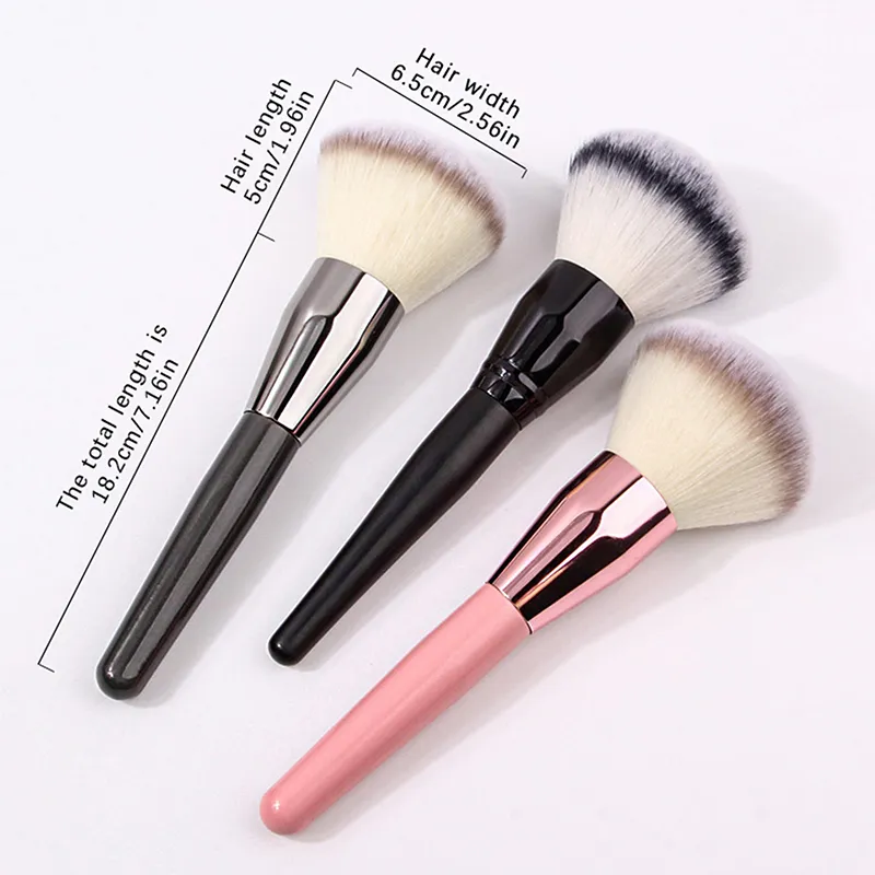 【M】Large Makeup Brush Face Cheek Contour Blusher Nose Foundation Loose Power Cosmetic Make Up Brushes Tool Powder Blush Brush — image 1