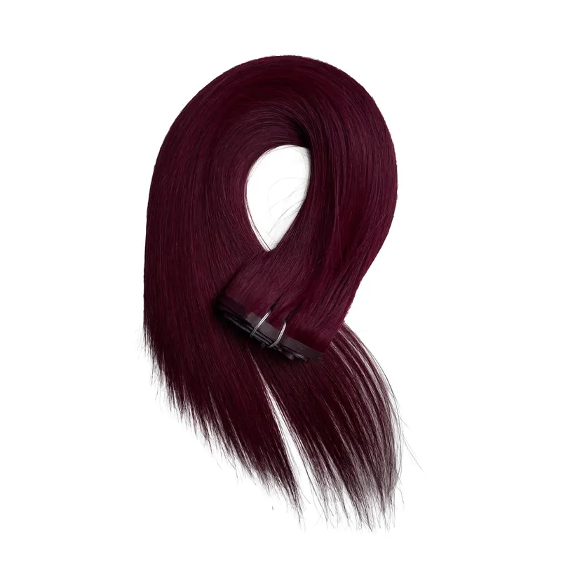 160g Thick PU Clip in Human Hair Extensions Seamless Weft Tape Clip on for Thick Raw Hair Invisible Hair Extensions