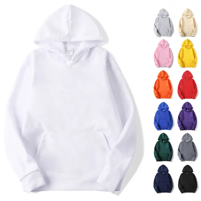 Men Fashion Hooded Sweatshirt Pullover Hoodie Unisex Black White Hoodies For Men Sudaderas Para Hombres Polerones hit product — image 2