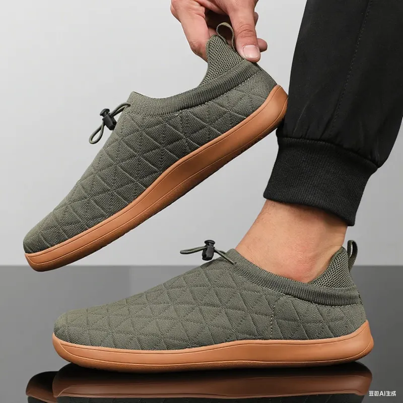 Pánské vysoce kvalitní unisex barefoot tenisky široká špička minimalistické boty s nulovým poklesem protiskluzové boty šněrovací síťovaná obuv pro běžné nošení 2026 — image 10