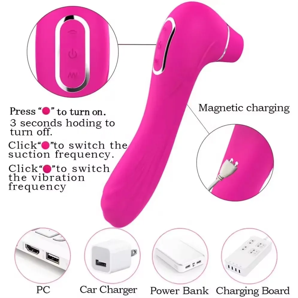 Clit Sucking Blowjob Vibrator For Women Clitoral Sucker Nipple Clitoris Stimulator Waterproof Vagina Shop For Adults Sex Toys — image 5