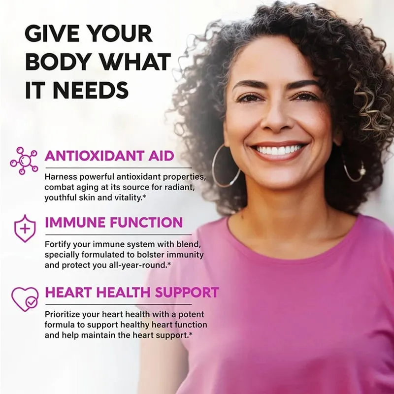 Buy 2 Get 2 Free! Resveratrol Berberine Quercetin Capsules Triple-Action Formula for Blood Sugar Heart Health & Anti-Aging — image 2