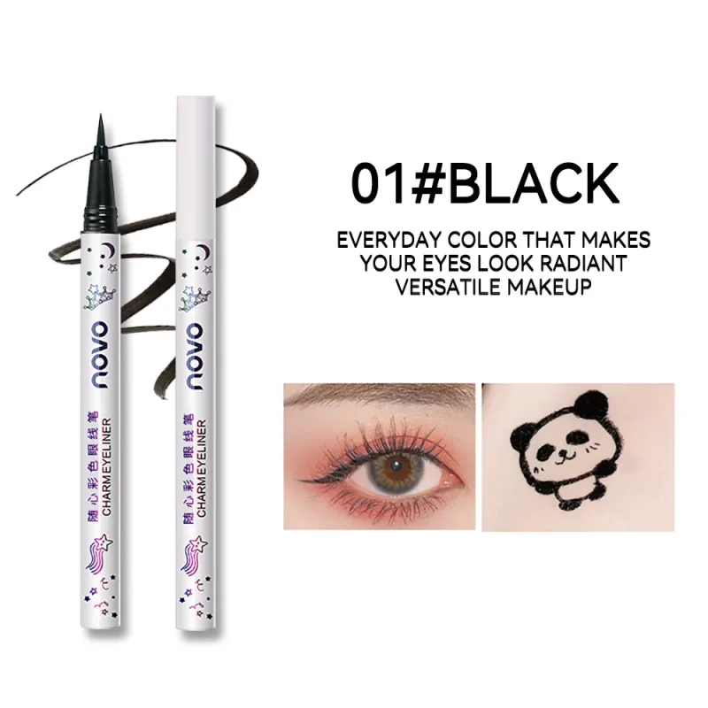 Colorful Eyeliner Multi Color Eyeliner Slim Pen Smoothly Outlines Creative Eye Makeup Eye Makeup