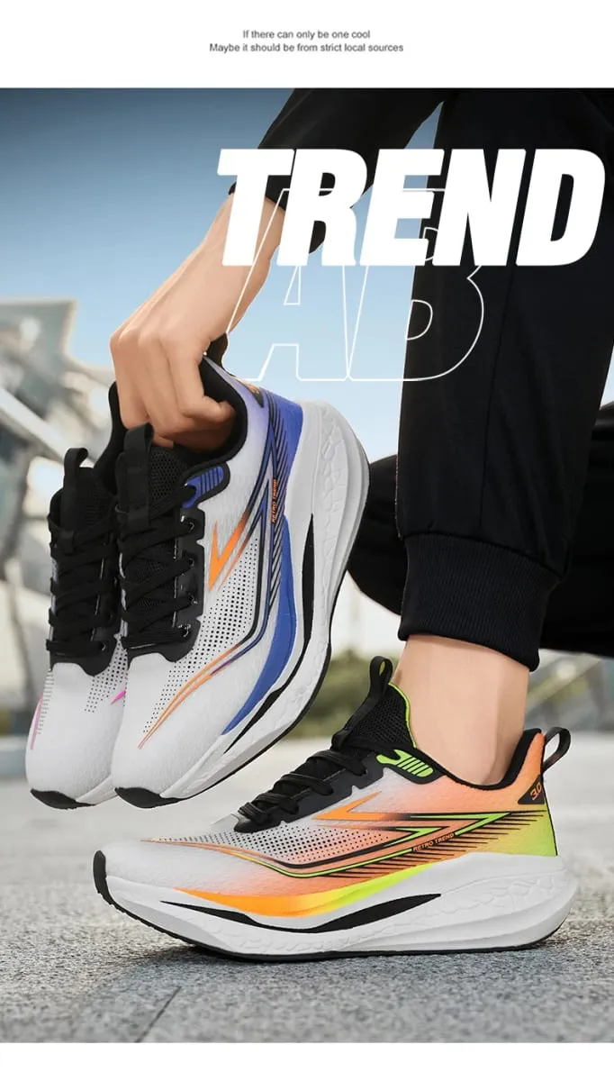 Running Shoes Men Carbon Board Speciality Marathon Men's Sports Breathabe Sneakers Comfortable Athletic Nonskid Shoes For Women — image 9