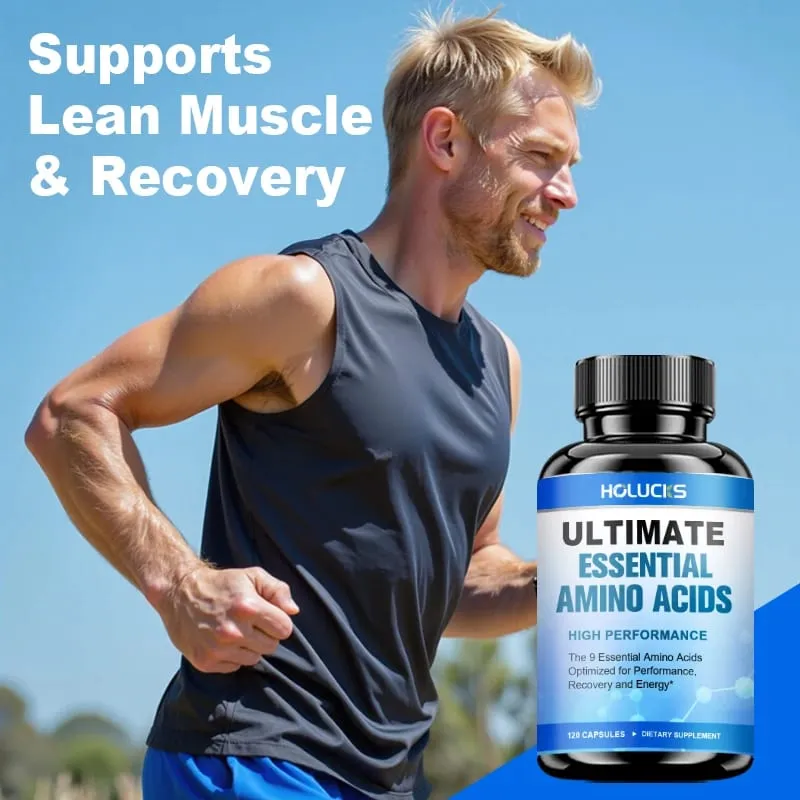 Ultimate Essential Amino Acids Supplement Support Muscle Repair Recovery & Boost Energy for Gym & Fitness Enthusiasts