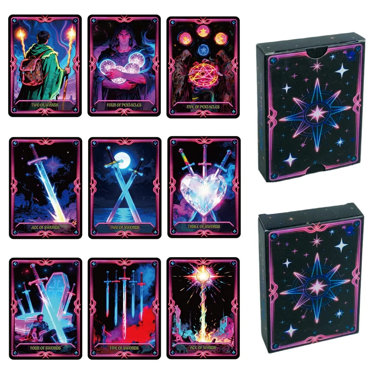 50Pcs Tarot Cards Oracle Spiritual Guidance Conversation Game Party Game for Adults Gift Friend Party — image 8