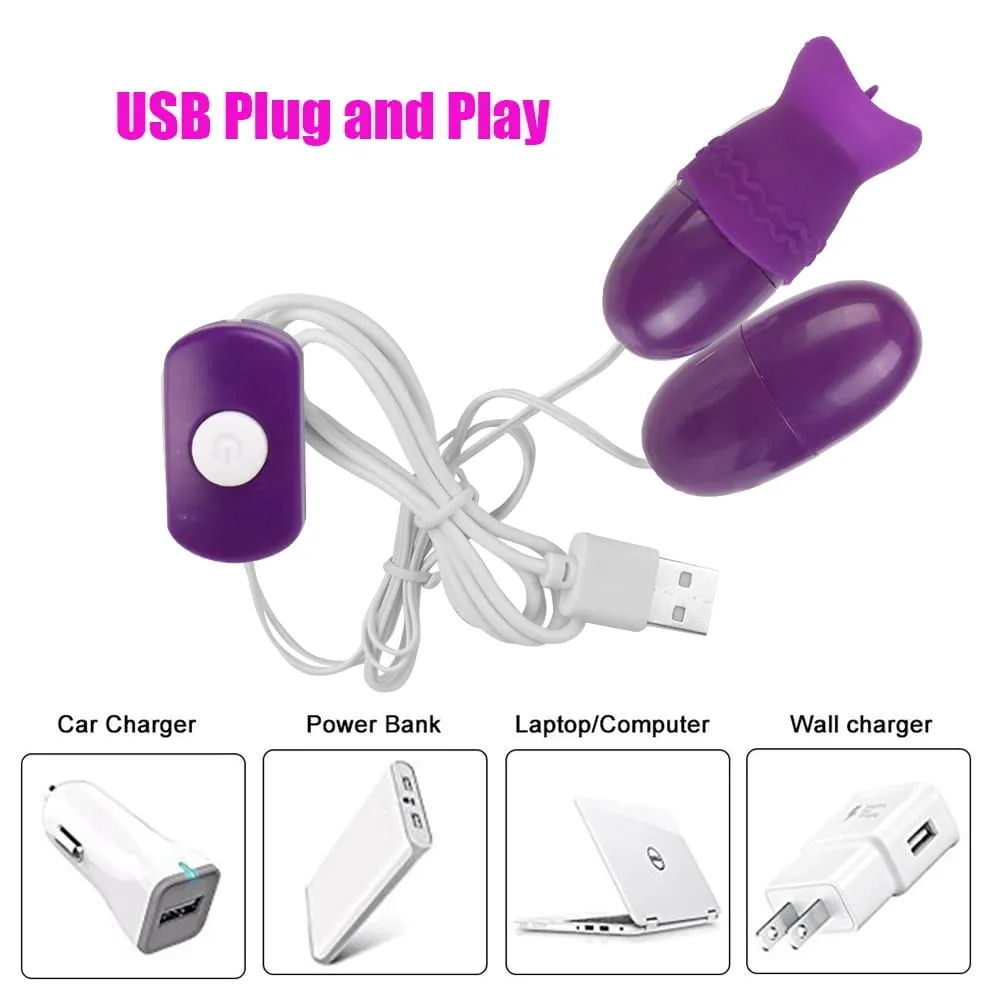 USB Vibrators for Women Vaginal Balls Clitoris Sucker Nipple Licks Plug Anal Beads Female Masturbator Sex Toys Adult Erotic Shop — image 5