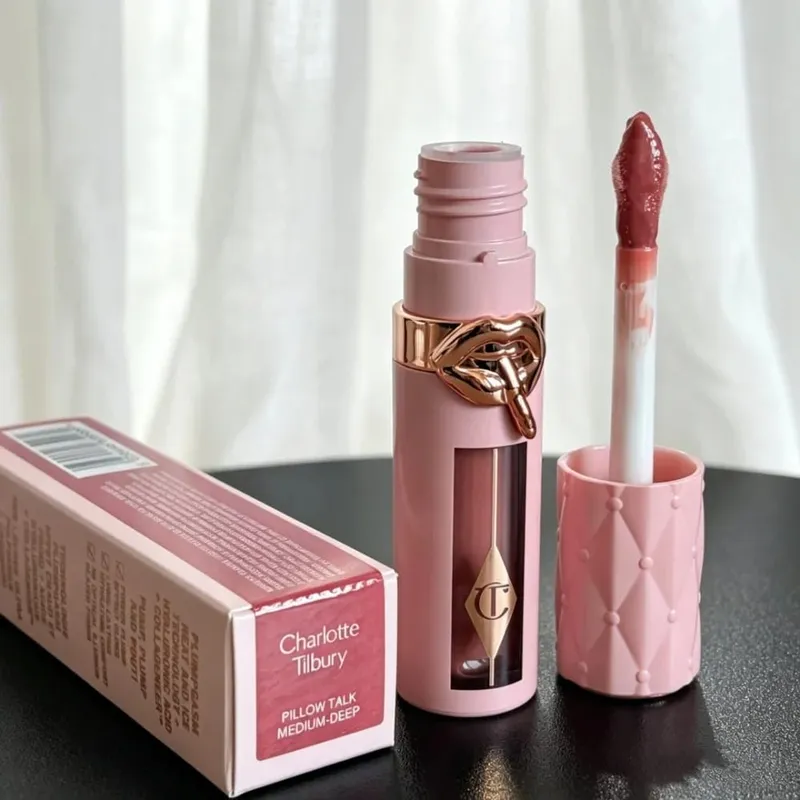 CT Dễ dàng sử dụng 4 màu 9 màu Bảng phấn mắt Charlotte Tilbury Son dưỡng môi Gối Talk Big Lip Plumpgasm Lip Blush Quà tặng trang điểm