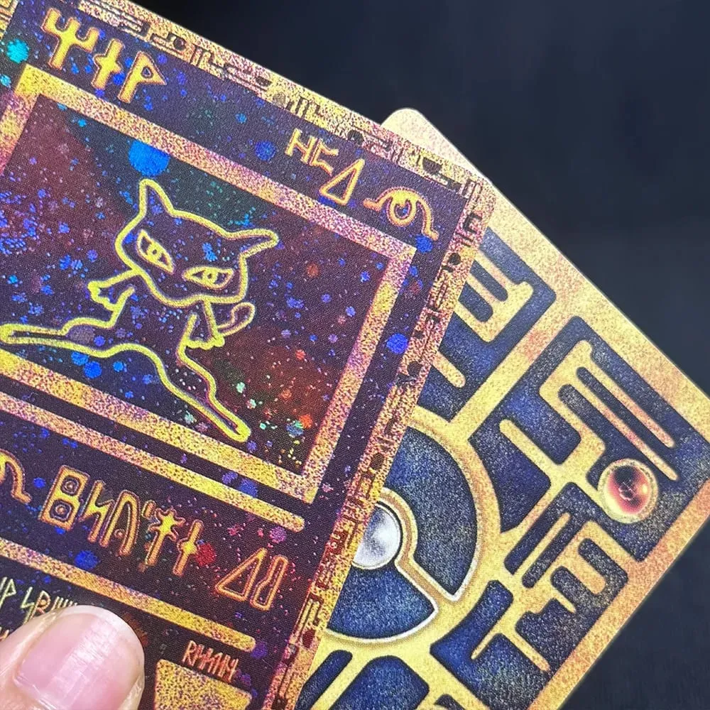 Proxy Card Mew Collection Card Ancient Times Double-Sided Color Mew Classic Limited Anime PKM Cards Gift Toys — image 2