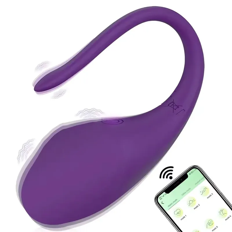 Powerful Wearable App Control Egg Vibrator U Type Clitoral Vaginal Stimulator for Couples Massage G Spot Sex Toy for Women 18+