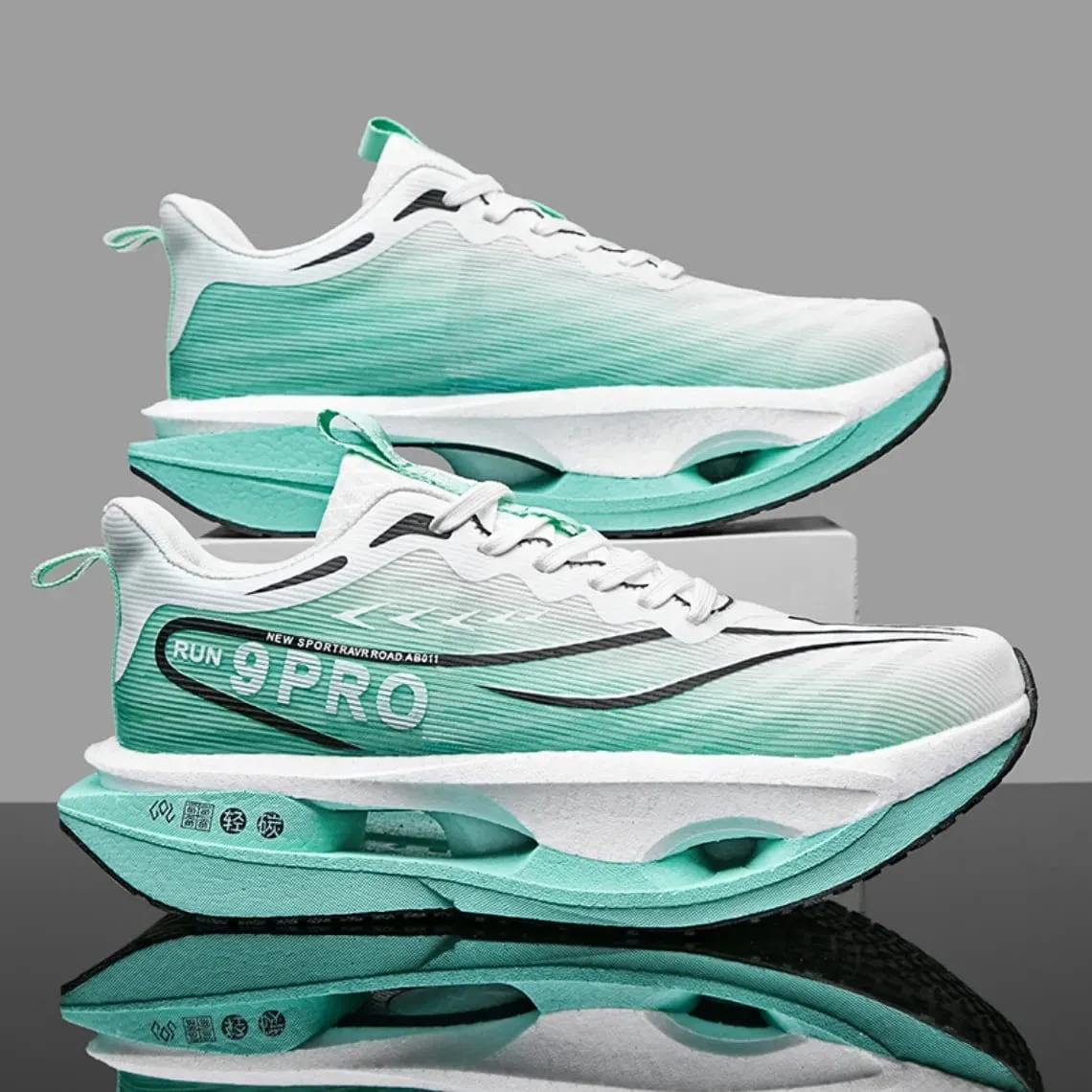 Carbon Plate Marathon Running Shoes Men Women Breathable Lightweight Sports Casual Sneakers Comfortable Athletic Shoes — image 1