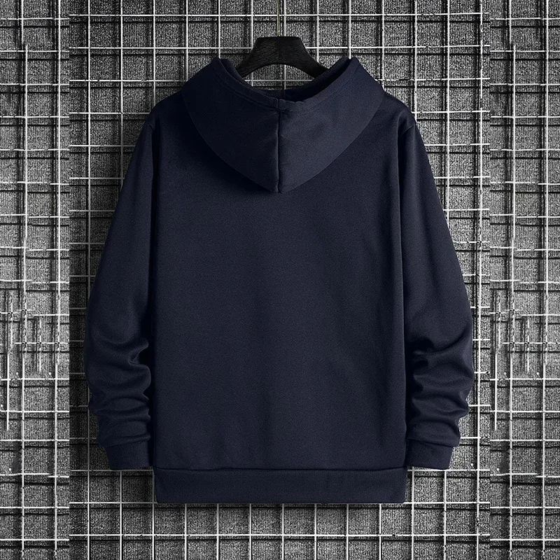 2025 Fall/winter New Arrival Men's Hoodie High Quality Solid Color Hooded Sweatshirt Male Home Outdoor Casual Fashion Pullover — image 11