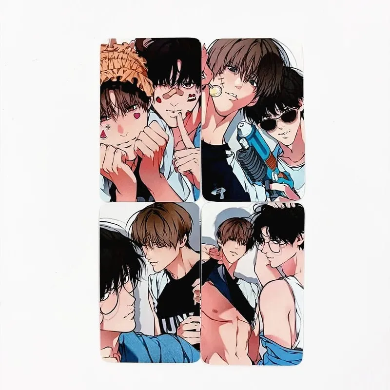 4-12Pcs เกาหลี BL Manhwa Photocards Baek Cirrus Yeon Skylar คู่ตัวอักษร HD พิมพ์ LOMO การ์ดสำหรับพัดลมคอลเลกชัน