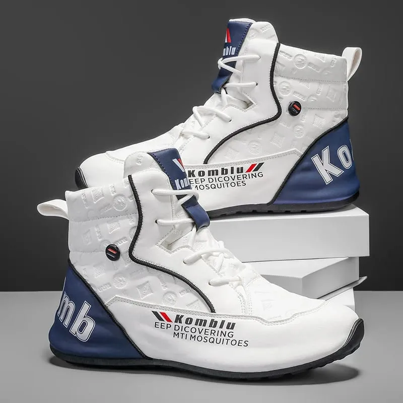 High-Top Casual Sneakers with Trendy Embossed Design Soft and Shock-Absorbing Versatile for Daily Commuting Unisex Fashion Height-Increasing Sports Shoes 9 — image 6