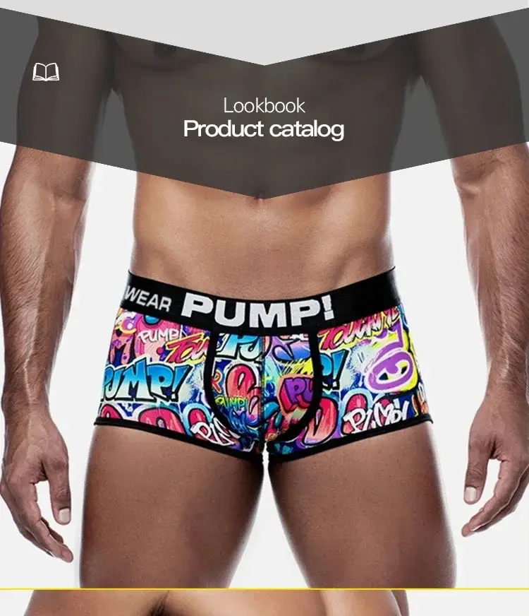 1- 4 Nam Cotton Nylon Pha Quần Sịp Boxer Toàn Graffiti In Rộng Dây Thắt Lưng Co Giãn Không Bó Sát thời Trang Thể Thao Quần Lót — image 18