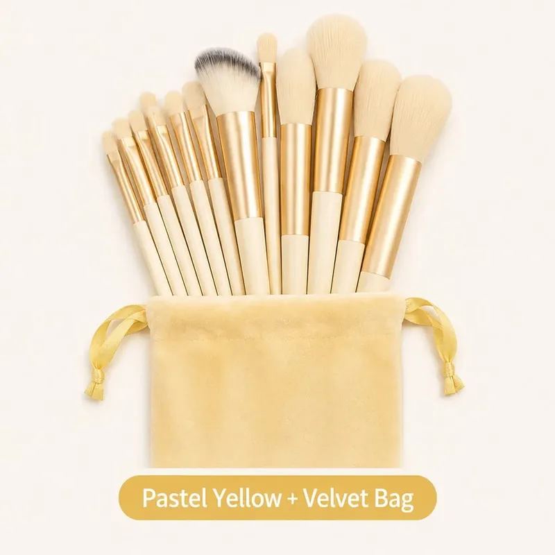 13Pcs Makeup Brush Set Soft Face & Eye Makeup Brushes for Foundation Powder Blush Concealer & Eyeshadow — image 9