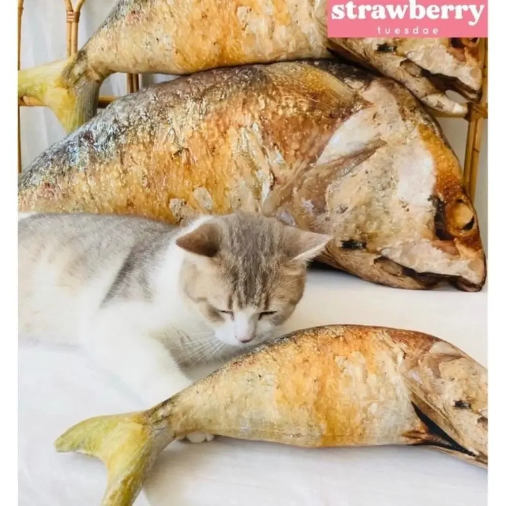 New Realistic Mackerel Plush Pillow Plush Soft Stuffed Fish Plush Toy Food Plush Toy Sofa Bed Decor — image 2