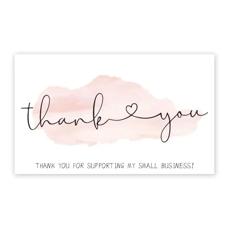 30pcs Copperplate Thank You Card Gift Packaging Thank You Card Greeting Card Decorative Greeting Cards — image 12