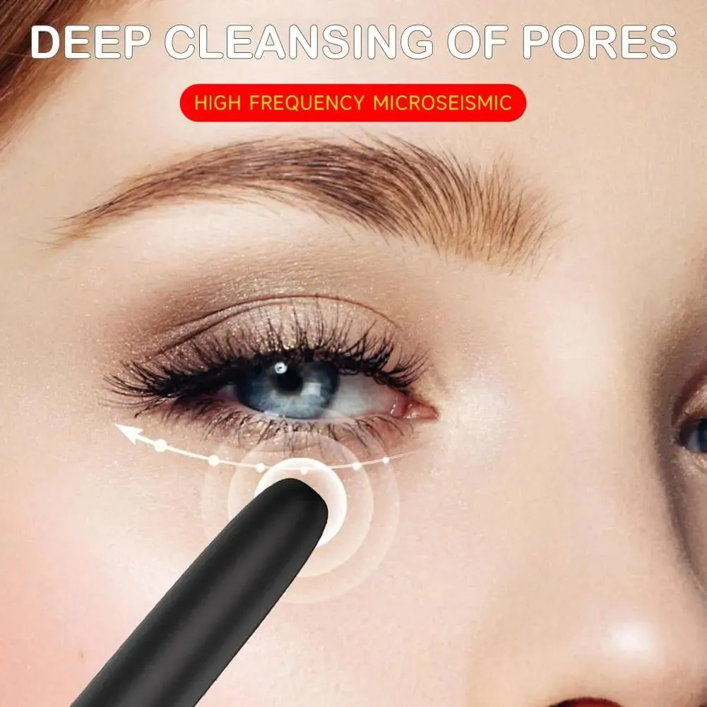 Pennello per trucco con vibrazione a 10 ingranaggi Pennello per trucco elettrico Pennello cosmetico ricaricabile USB per correttore fard in polvere liquida