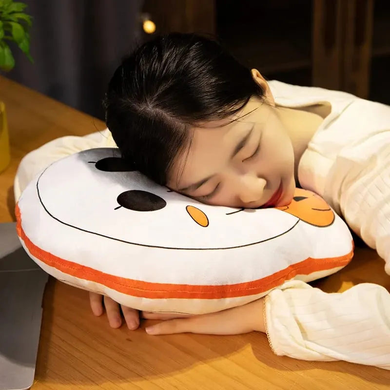 Halloween Ghost Pumpkin Pillow 35‑40cm Soft Stuffed Plush Cushion for Home Decor and Party