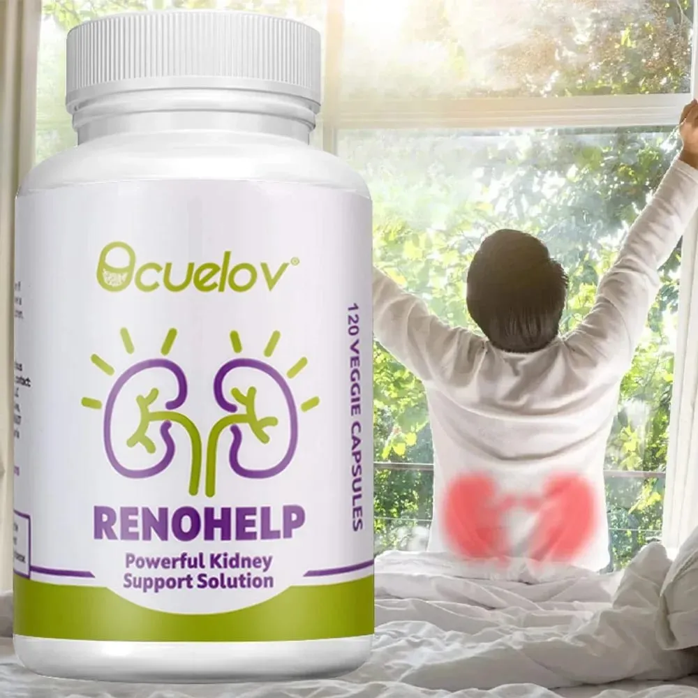 Poderoso suplemento natural de suporte renal para função renal saudável, suporte para saúde do trato urinário, vegano e sem glúten — image 1