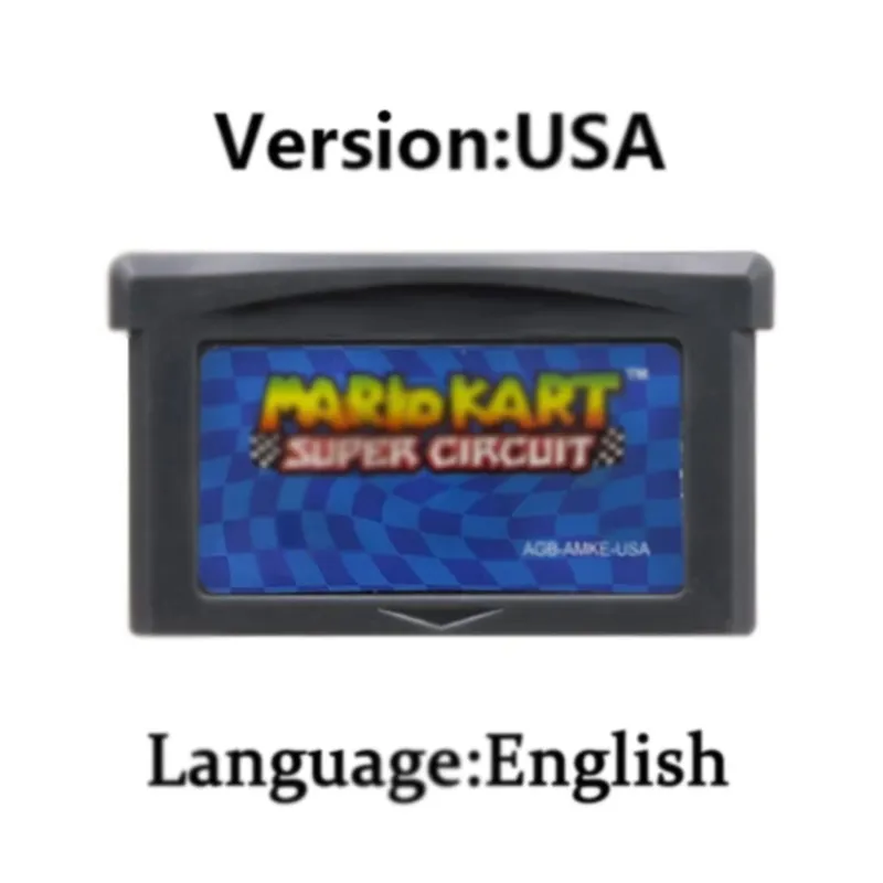 Wari0 32 Bit GBA Game Cartridge Kart Game Card Series EUR USA Version Video Game Card For GBA Portable Game Console — image 23