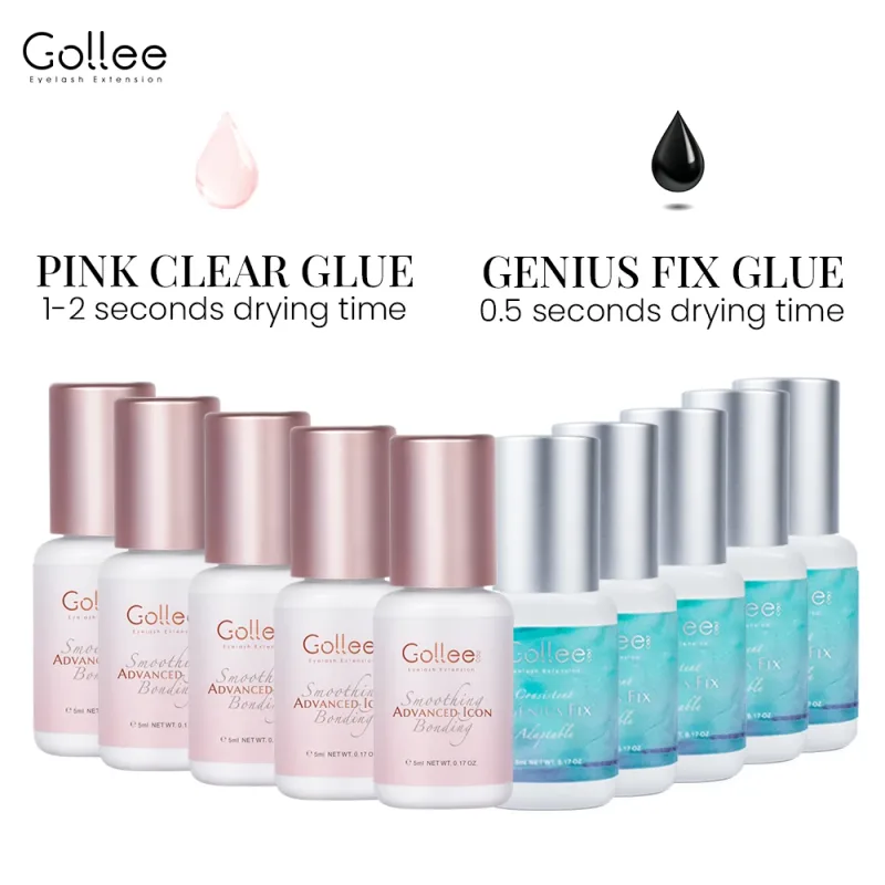 Gollee 0.5-1s Fast Dry Glue for Eyelash Extension Hypoallergenic Lash Extension Glue for Professional Artists Eyelashes Supplies — image 9