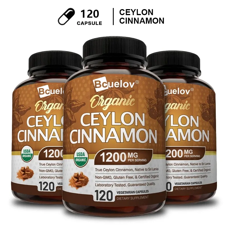 Ceylon Cinnamon 1200Mg Per Serving 120 Capsules - Healthy Blood Sugar Support Joint Support Antioxidant — image 9