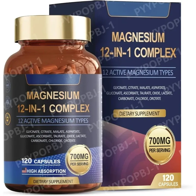 700 mg magnesiumcomplex 12 in 1 magnesiumsupplement met glycinaatcitraat malaatoxide tauraat aspartaat orotaat magnesium — image 8