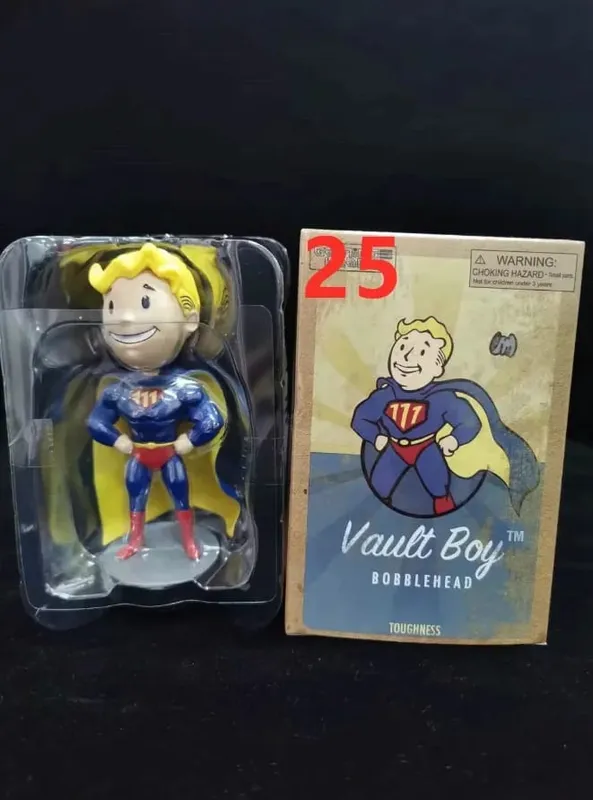 Anime Bobblehead Cute Vault Boy Full Set Action Figure Toys Collection Model Doll Desktop Ornament Display Boy Gifts