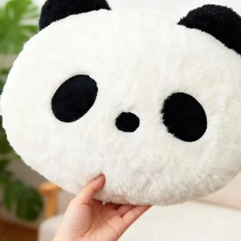 Cuscino panda in peluche di peluche Cuscino per camera da letto Divano Decorazione per la casa Cuscino panda farcito Cuscini panda kawaii da 30 cm
