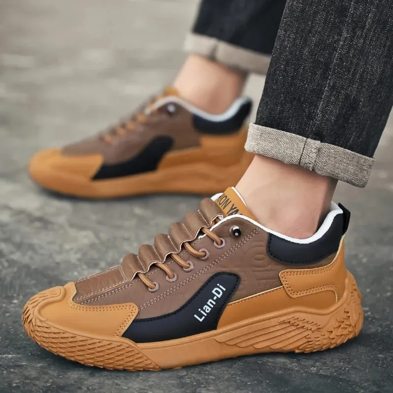 Spring at Autumn Fashion Elastic Band Sneakers para sa Mga Lalaking Versatile Trendy Casual Shoes Mga Sapatos na Pantakbo ng Mag-aaral Soft-Soled Lightweight na Panlalaking Sapatos — image 6