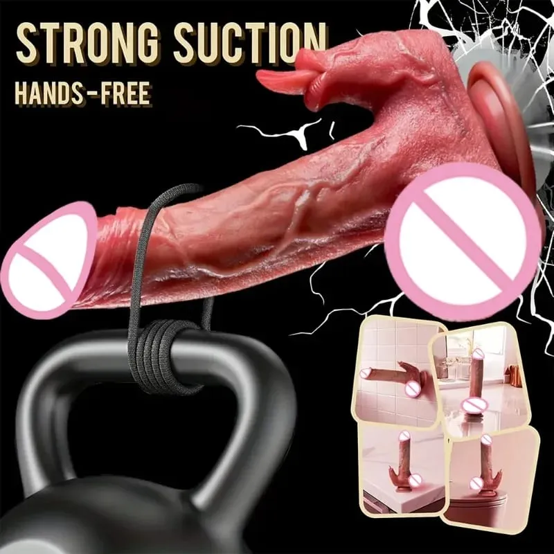 Adult Supplies Double Head Tongue Licking Vibration Remote Control Massager Adult Sex Toys Women Vibrator for Orgasm Stimulator — image 5