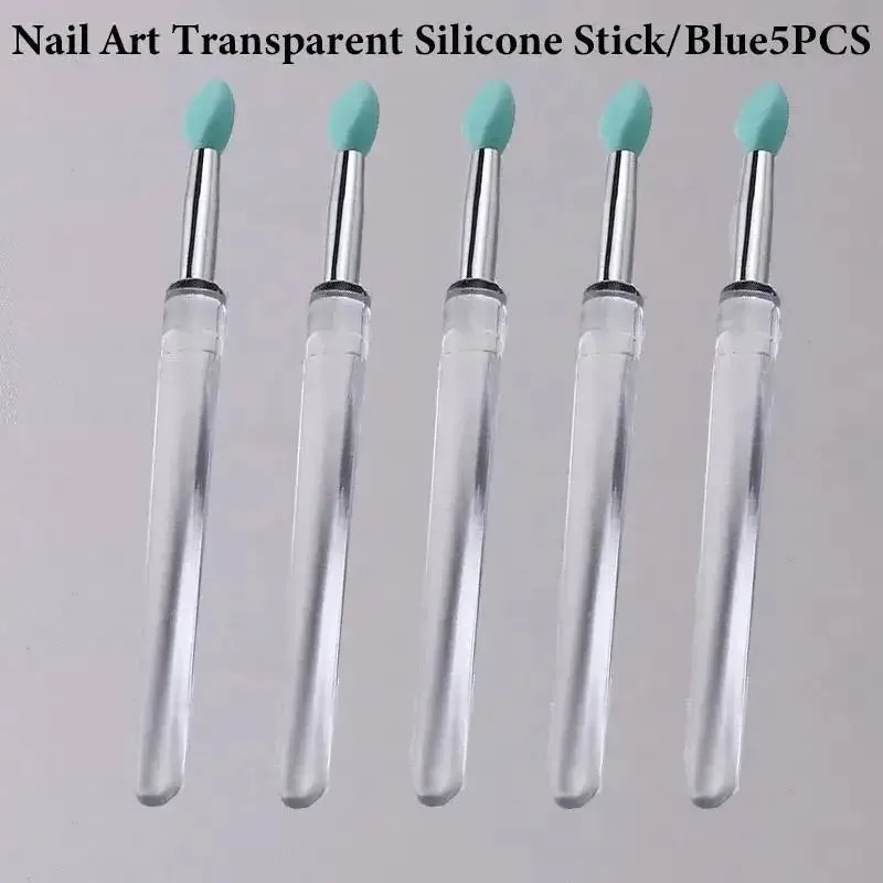 3/5/10PCS Portable Silicone Lip Brush With Cover Soft Multifunctional Lip Balm Applicator Lipstick Lipgloss Makeup Brushes