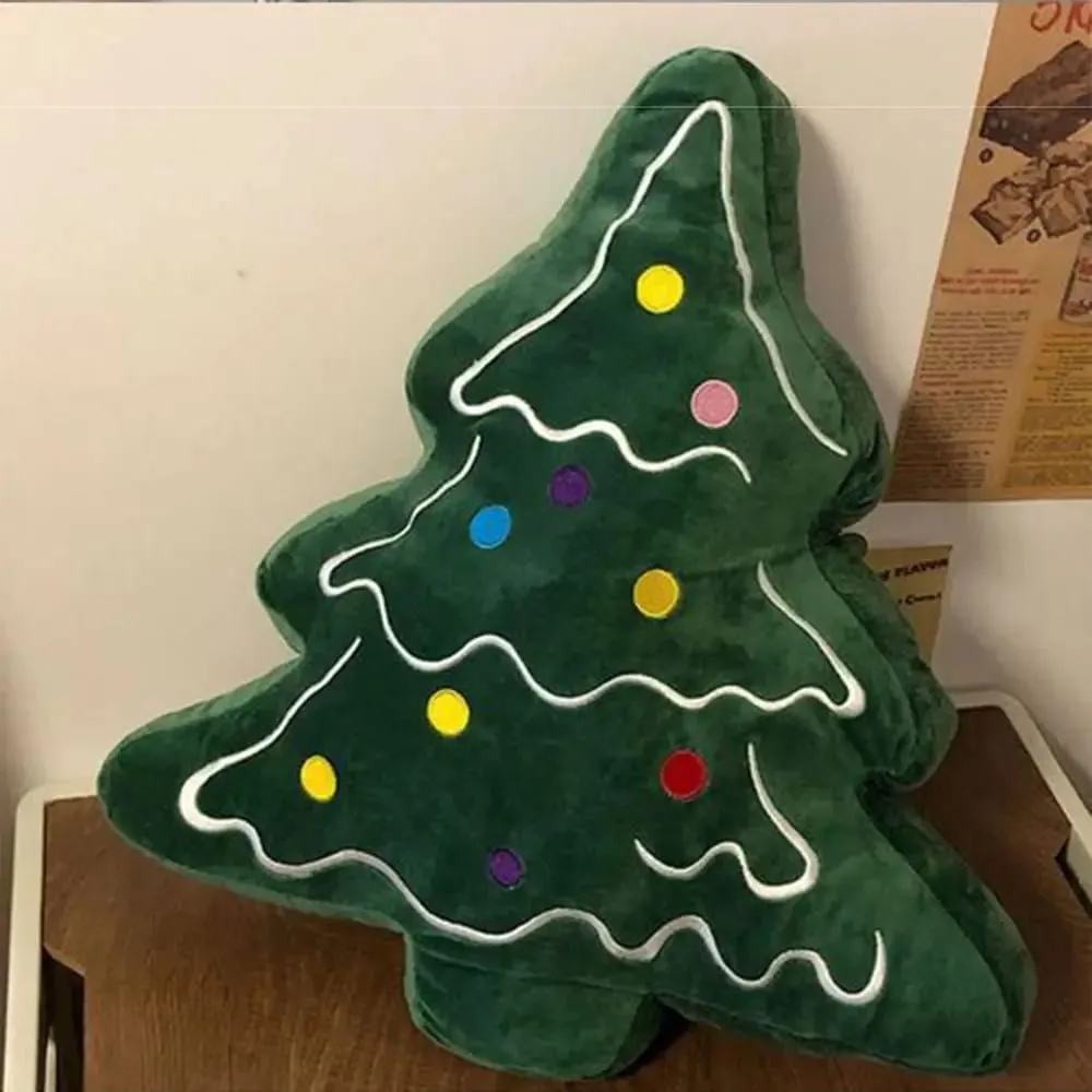 Soft Christmas Tree Sofa Cushion Skin-friendly Comfortable Christmas Day Decorative Pillow 3D Shaped Ornaments — image 5