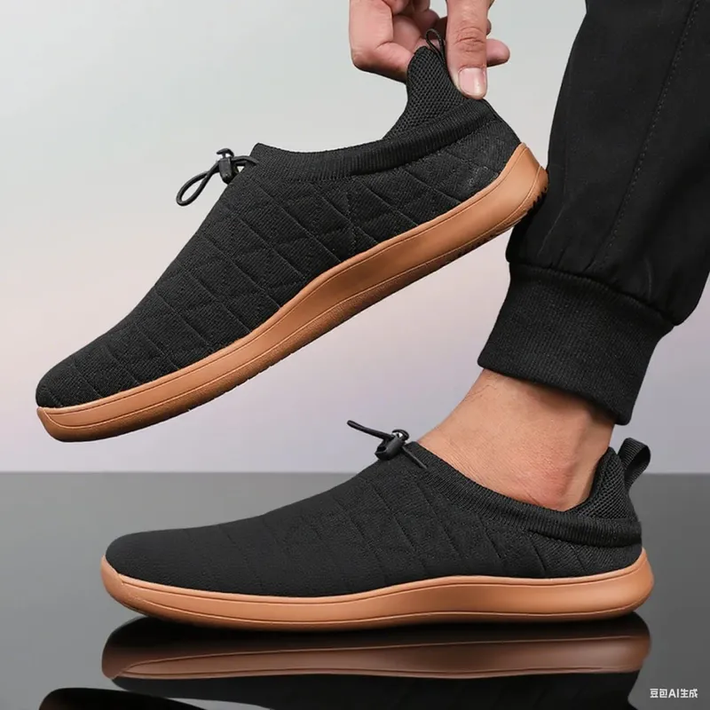 Pánské vysoce kvalitní unisex barefoot tenisky široká špička minimalistické boty s nulovým poklesem protiskluzové boty šněrovací síťovaná obuv pro běžné nošení 2026 — image 8