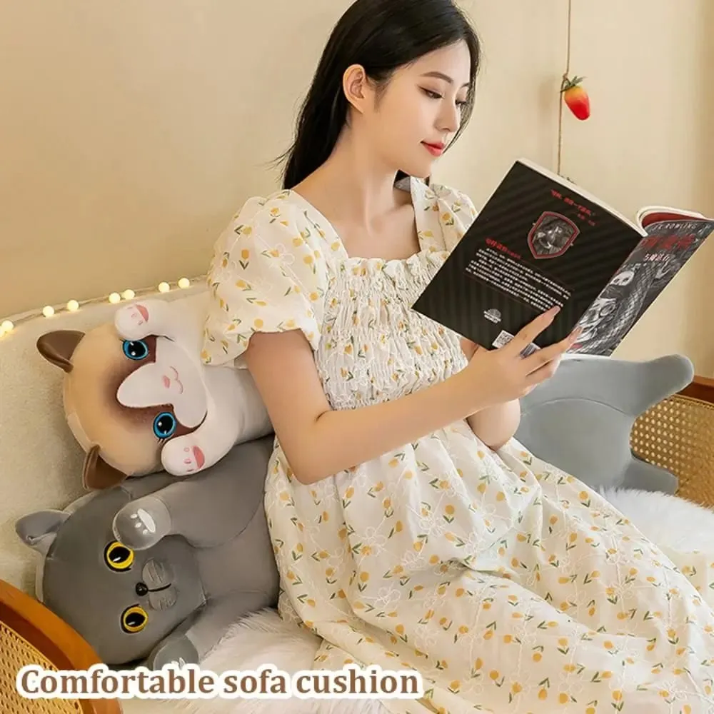 น่ารัก 50/70 ซม.ตุ๊กตาแมวของเล่นยาวน่ารัก Sleeping โยนหมอนนุ่มตุ๊กตาสัตว์สร้างสรรค์ตกแต่งบ้าน — image 7