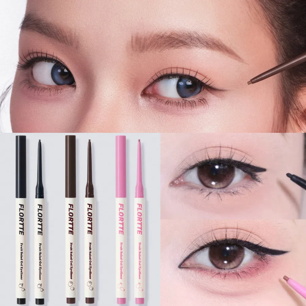 Black Eyeliner Pencil Sexy Rose Red Eye Liner Waterproof Long Lasting No Smudging High Pigment Eye Makeup Cosmetics — image 1