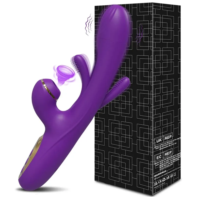 Sucking Flapping Vibrator for Women Clitoris G Spot Stimulator Dildo Tapping Vagina Massager Vibrating Adult Female Sex Toys 18+