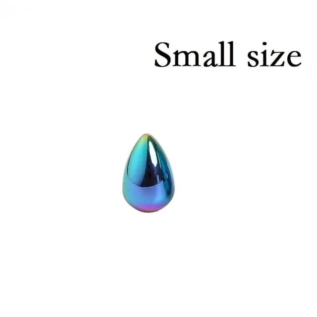 Small medium large 3 balls set metal anal hook beads head butt plug dilator prostate massager insert bdsm sex toy for male