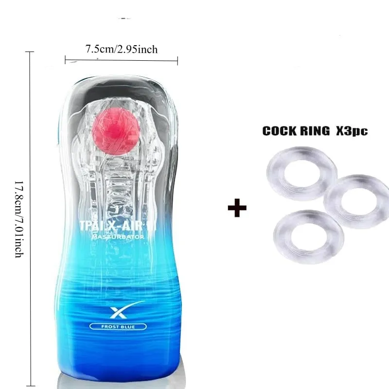 Male Aircraft Cup Masturbator Powerful Sucking Masturbation Cup Realistic Anal Vagina Pocket Pussy Adult Sex Toys for Men Toy 18 — image 8