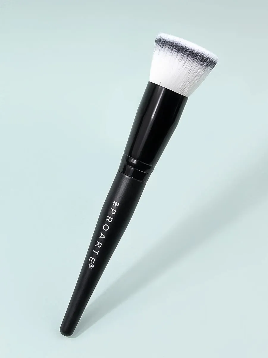 1Pc Stippling Foundation Makeup Brush Flat‑top Face Cosmetic Brush For Liquid Cream Foundation Blush Face Make‑up Beauty Tool — image 1
