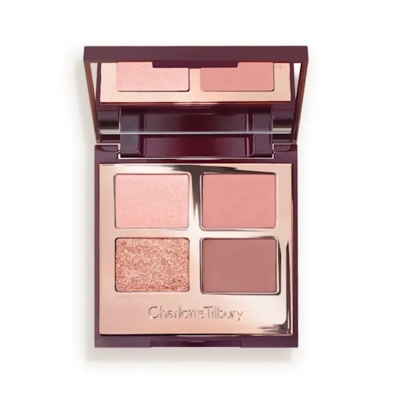 Charlotte Tilbury Hollywood Flawless Liquid Highlighter hidrata a paleta da pele acetinado-fosco Shimmer Metallic Acabamentos Maquiagem