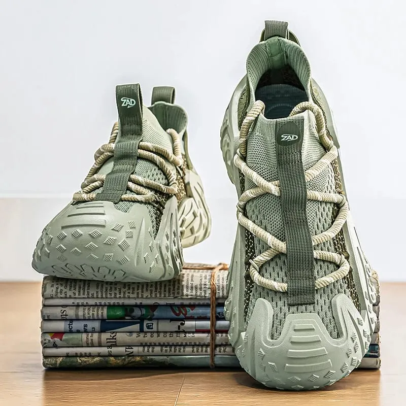 Perforated Vent Mesh Mens Light Summer Sneakers Soft Foam Anti Abrasion Flexible Outsole Outdoor Daily Shoes — image 10