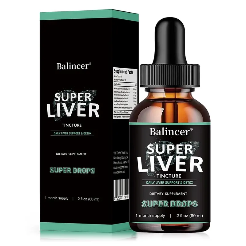 Super Liver Support with Milk Thistle - All Natural Liver Cleanse Detox & Repair Aid - Liquid Herbal Supplements