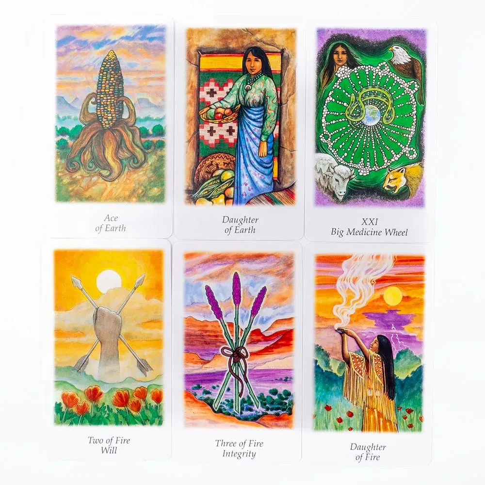 Hot Sales Vision Quest Tarot 78-Card Deck 10.3*6cm Fate Divination Tarot Cards FortuneTelling Card Games Party Board Game