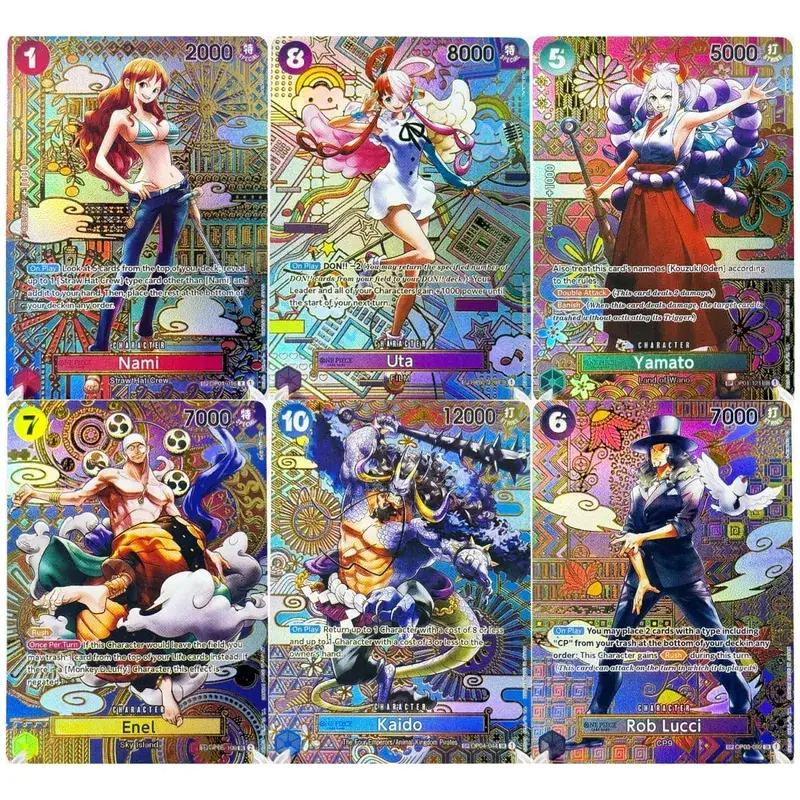 Full Set One Piece Card Game SP Rare Card Complete Collection High Quality DIY Replica Anime Foil Proxy Card [English/Japanese]